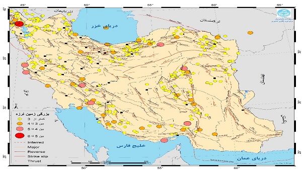 ایران در بهمن1401 بیش از 700 بار لرزید