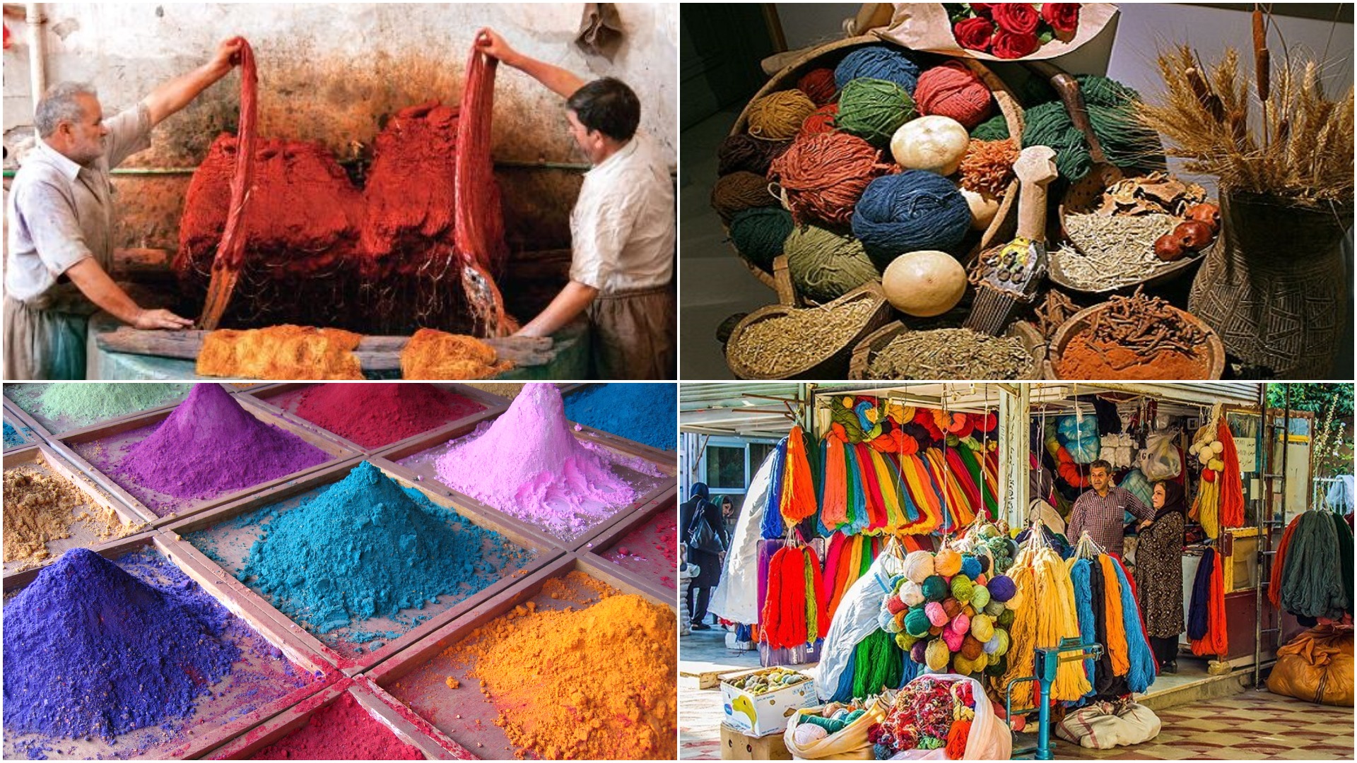 دست یاری میبدی‌ها با هنرمندان صنایع دستی در رنگرزی سنتی