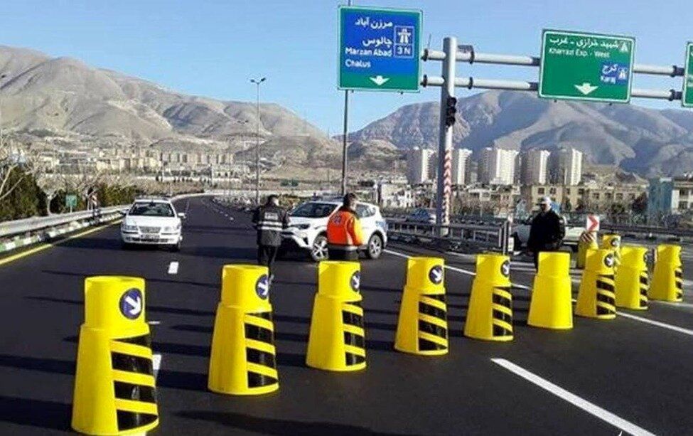 جاده چالوس مسدود شد