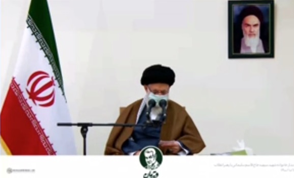  فیلم | بغض‌ رهبر معظم انقلاب هنگام نقل خاطره‌ای از حاج قاسم