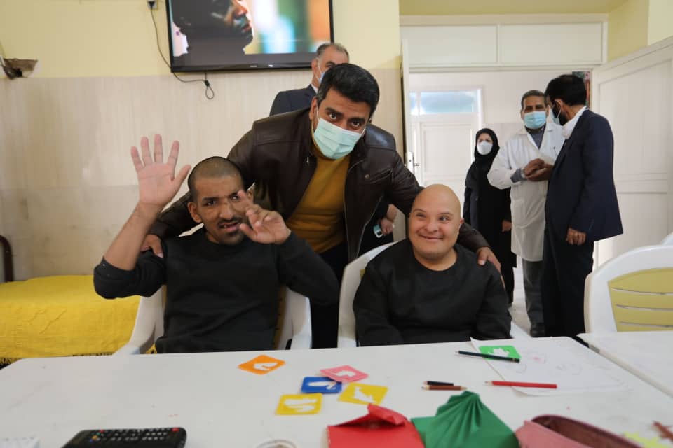  خوش ‌بش قهرمان تیراندازی جهان با معلولین مرکز شهید بهشتی مشهد